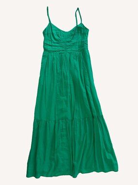 Universal Thread Green Teal Maxi Cami Summer Dress Size Small